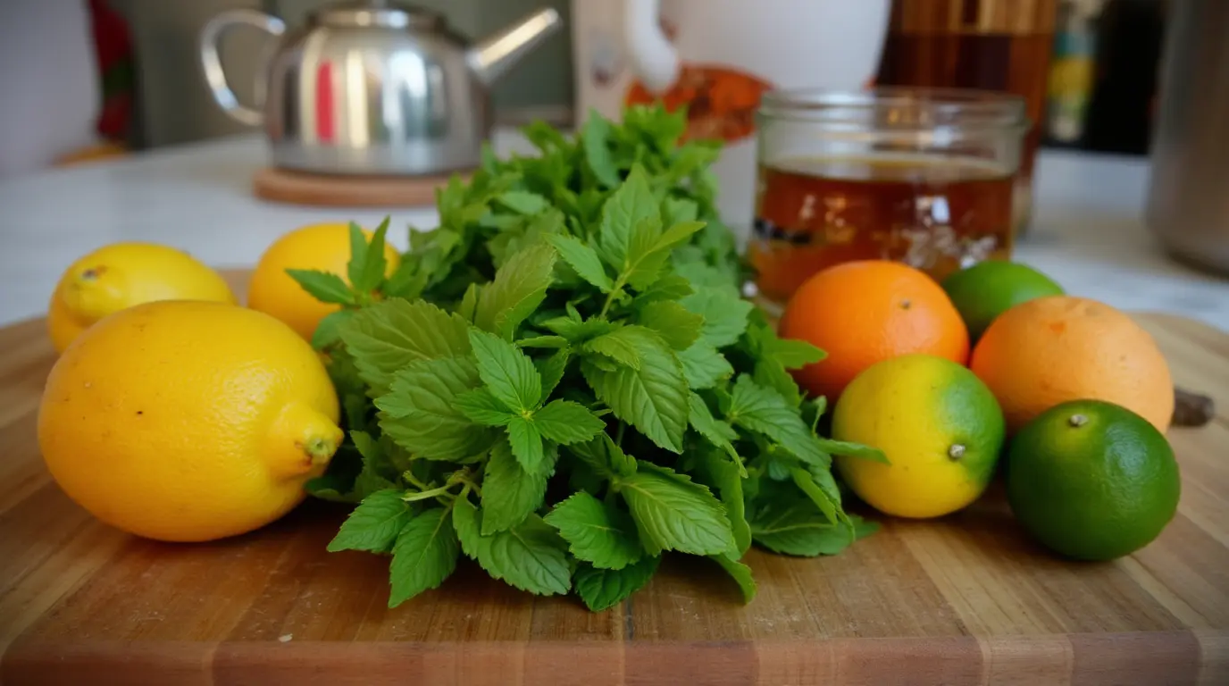 honey citrus mint tea