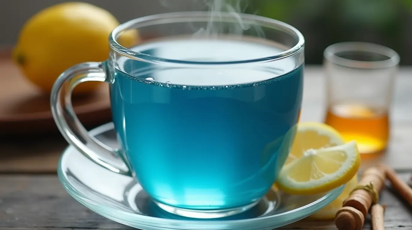 blue tea