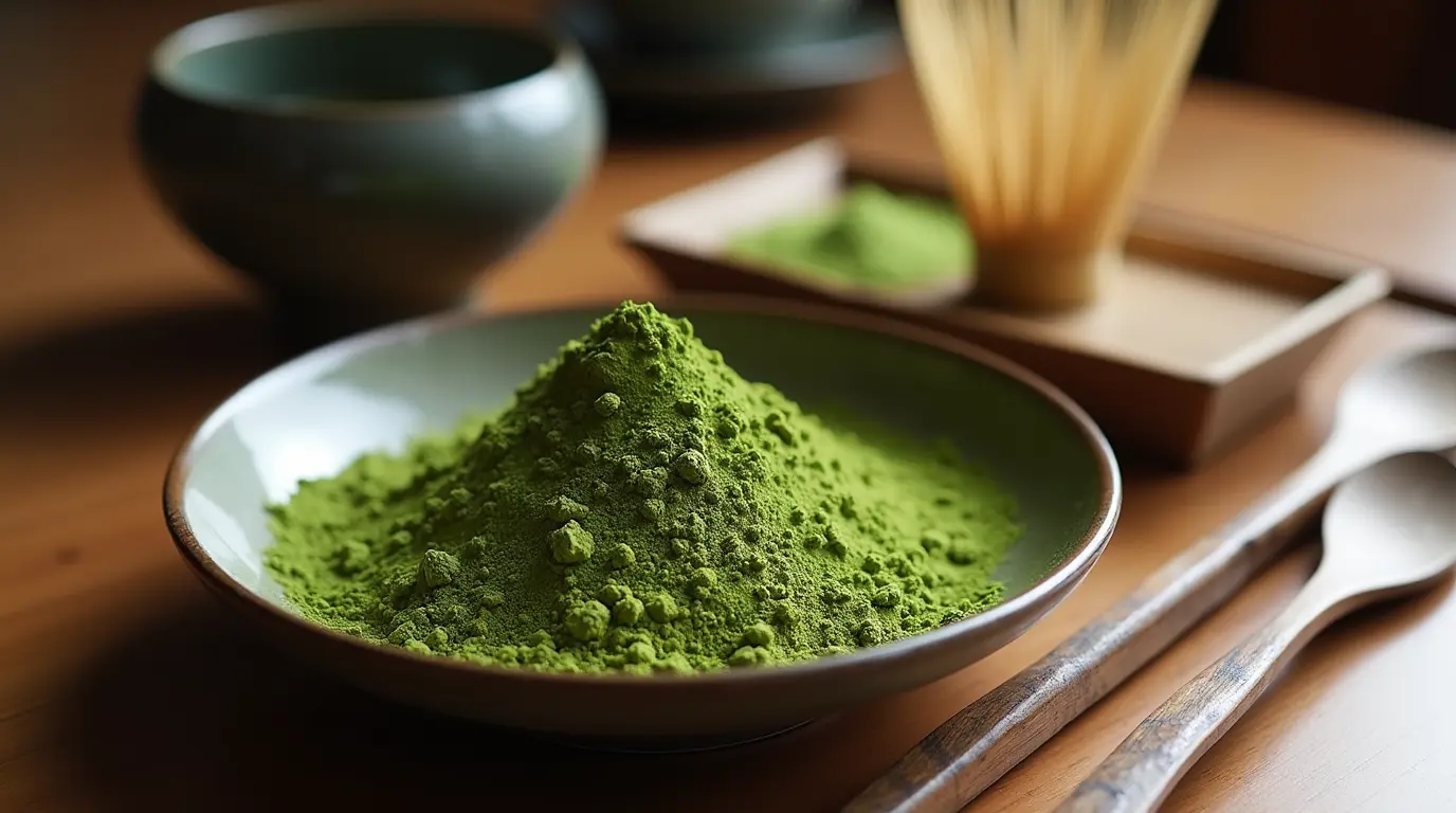 green tea with matcha