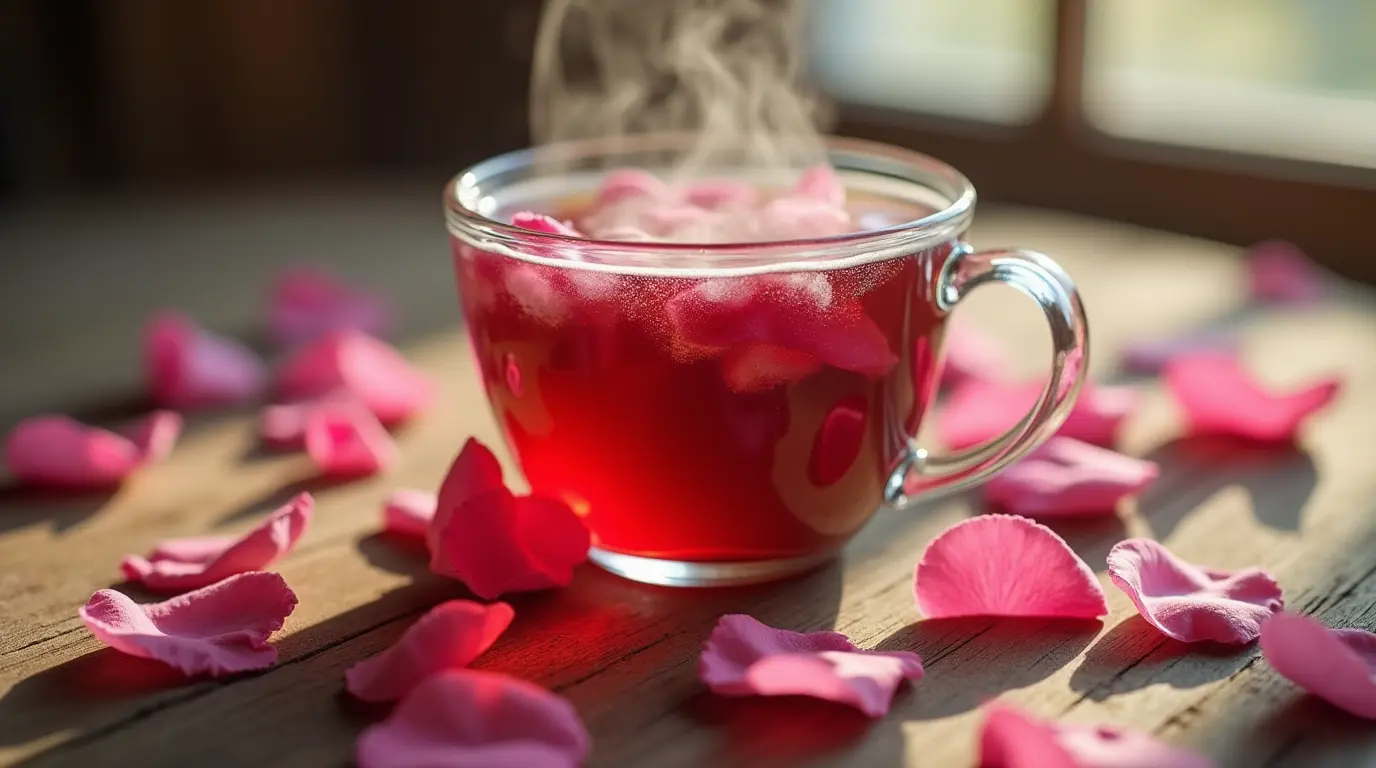 rose tea